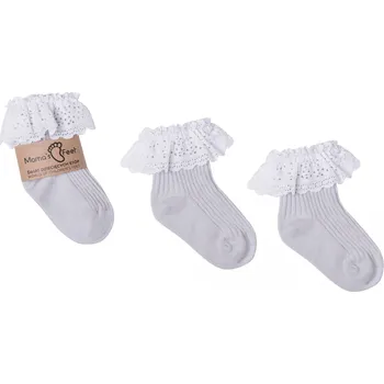 Mama's Feet Dětské ponožky Vintage Love Gray šedé Velikost: Pro maminku