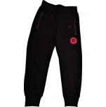 Grace Chlapecké teplákové kalhoty21700 černé, modré barva: černá, Rozměr: 134