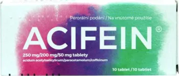 Lék na bolest, zánět a horečku Acifein 250 mg/200 mg/50 mg