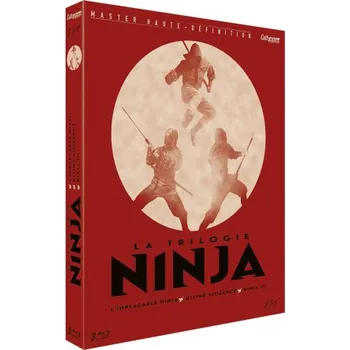 Blu-ray film TRILOGIE NINJA - COFFRET 3 BLU-RAY : L'IMPLACABLE NINJA + NINJA III + ULTIME VIOLENCE – GOLAN/KOSUGI