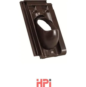 HPI Plastová prostupová taška pro krytinu Tondach TRF 12, Hranice 11 (posuvná) - pr. průchodu 100 mm Hnědá (ks) - množstevní sleva při odběru nad 12 000 Kč