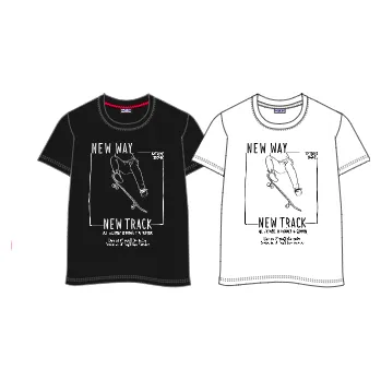 Chlapecké tričko WINKIKI CHLAPECKÉ TRIČKO "NEW TRACK" Barva: bílá, Velikost: 134