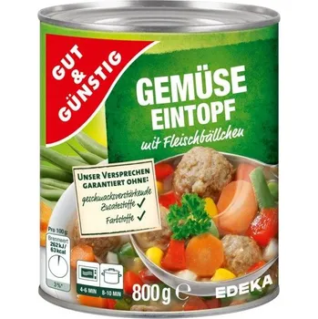 Hotové jídlo GG zeleninový guláš s karbanátky 800g