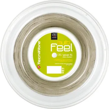 Struna na výplet tenisové rakety Tenisový výplet Tecnifibre Multifeel Natural (200 m) 1,25 mm
