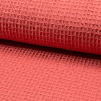 Bavlna vafle lososová, š.145
