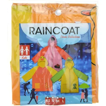 Pláštěnka OEM Dětská pláštěnka - Oranžová - L