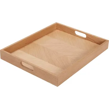 Dubový podnos Hübsch Structure 45 x 35 cm