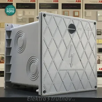 Marley box 154469 instalační šachta 250x250x240 s poklopem a bleskem i na hromosvod
