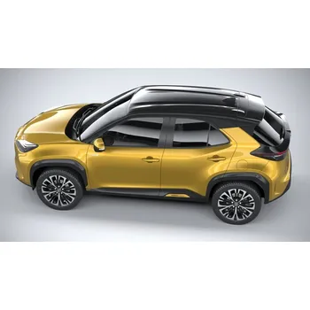 Nosič kol Příčníky Thule WingBar Evo Black Toyota Yaris Cross 2021- s integrovanými podélníky