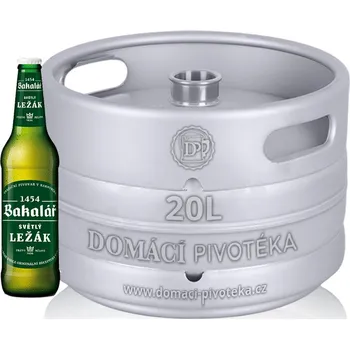 Pivo Bakalář 11° světlý ležák - 20l sud piva