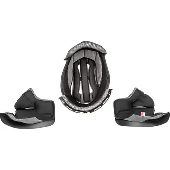 Motodoplněk Lícnice a klobouk pro přilby Cross Cup Two/Sonic, CASSIDA (černá/šedá) (Velikost: XL)