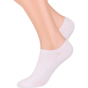 Pánské ponožky Dámské ponožky 007 white - Steven Bílá 35/37