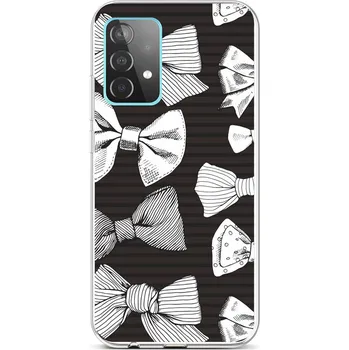 Pouzdro na mobilní telefon Kryt Samsung A52 silikon Mašličky (obal neboli pouzdro na Samsung A52)