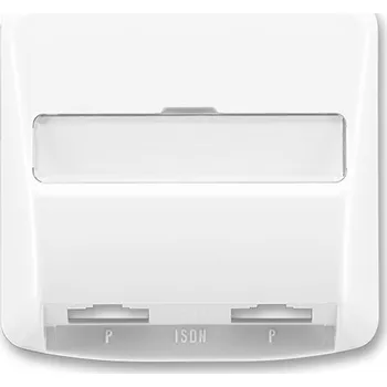 vypínač ABB 5013A-A00252 B Tango® Kryt zásuvky ISDN s 2 otvory, bílá