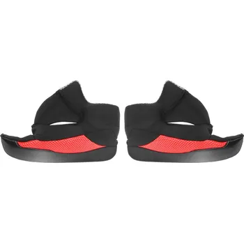 Helma na motorku Lícnice interieru pro přilby Cross Cup, CASSIDA - ČR (červené/černé) (Velikost: L)