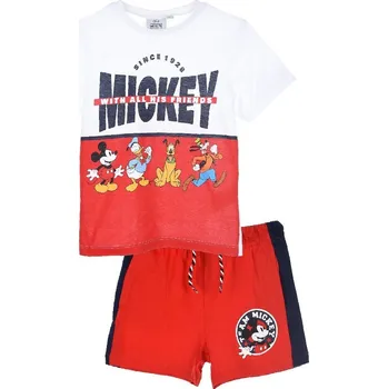 Mickey Mouse červený chlapecký set Velikost: 98