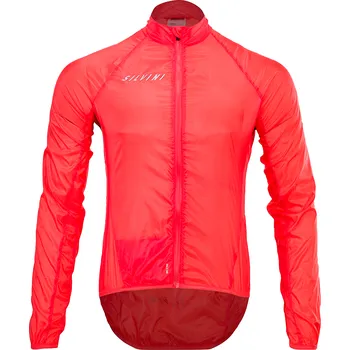 Cyklistická bunda Pánská lehká cyklo bunda Silvini Montilio MJ1601 červená Velikost: L