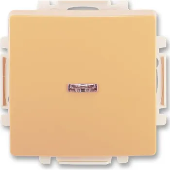 vypínač ABB 3557G-A02342 D1 Swing®, Swing®L Spínač dvojpólový s průzorem, béžová