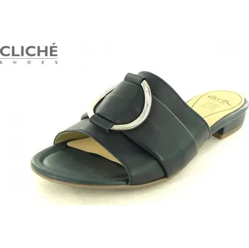 Dámská obuv Elegantní modré pantofle, vel 42 42