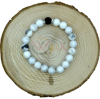 Náramek WUX Howlit s lávou a rondelky Velikost: Dámský