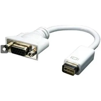 Video kabel LMP Mini DVI na VGA kabelový adaptér M-F, připoení VGA pro Apple s MiniDVI , délka 20cm