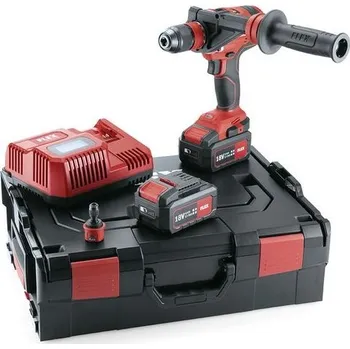 Aku-šroubovák FLEX 18,0 V 4-rychlostní + 2x 5.0 Ah + kufřík L-BOXX