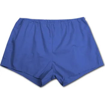 LUIZ Pánské plátěné trenýrky KLASIK - Modrá Velikost: 59