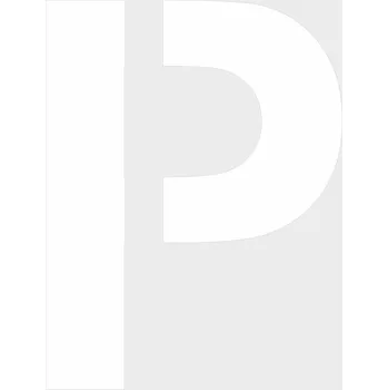 Barva ve spreji ŠABLONY plast písmena - P plast 0,5 mm výška znaku 200 mm