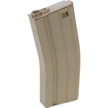 E&C Zásobník pro M4,M16 na 70 ran - tlačný, TAN