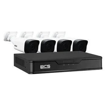 Kompletní kamerový systém Kamerový set BCS IP NVR0401E + 4 kamery 2 Mpix, obj.2,8mm