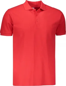 Pánské tričko Fruit Of The Loom Premium Polo Red XL