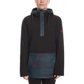 Pánská mikina 686 mikina - Hera Anorak Fleece Black Clrblk (BLK) velikost: L