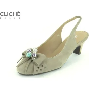 Dámské sandále Letní lodičky Roma, šedohnědá, vhodné pro užší chodidlo, výprodej 38