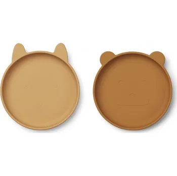 Talíř Liewood Silikonové talířky Olivia Yellow Liewood Olivia Plate 2-pack