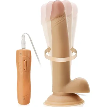 Vibrátor VIBRÁTOR S PŘÍSAVKOU, DILDO S ROTAČNÍM POHYBEM - 10 FUNKCÍ - 52271093