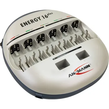 Nabíječka baterií Ansmann Energy 16 plus nabíječka akumulátorů NiCd, NiMH AAA, AA, malé mono, velké mono, 9 V