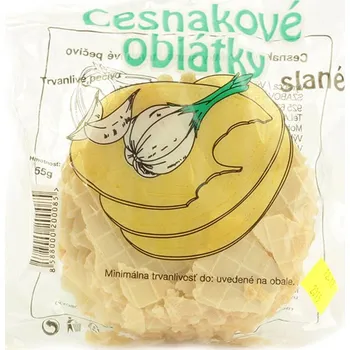 Česnekové oplatky slané 55g