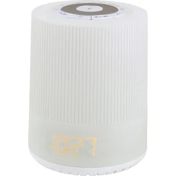 Budík soundmaster UR230WE UR230WE radiobudík, FM, ambient light, bílá