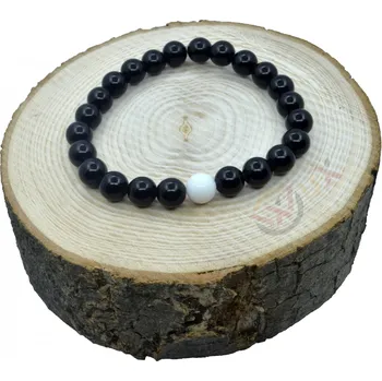 Náramek WUX Onyx jin jang Velikost: Dětský