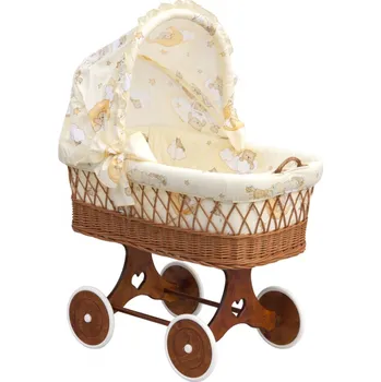 Kolébka pro miminko Boudička na Mojžíšův košík pro miminko - Scarlett Mráček - béžová
