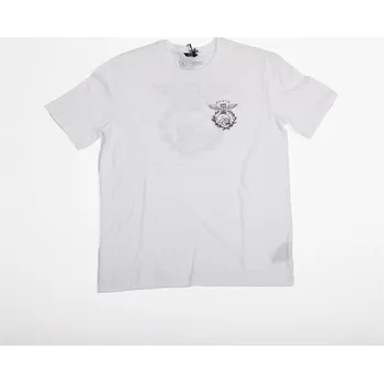 Pánské tričko BRIXTON triko - Tickin Prem White (WHITE) velikost: S