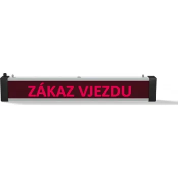 Zabezpečovací technika Oboustranný nápis SVN 720/2 Led Zákaz vjezdu
