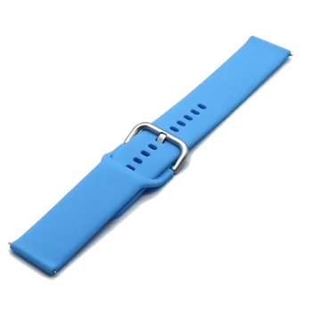 Příslušenství k chytrým hodinkám Silikonový řemínek 20mm se sponou pro hodinky Samsung / Huawei / Xiaomi / Garmin Barvy: 17 Námořnická modrá