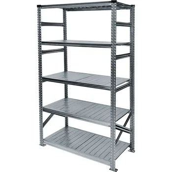 Dílenský regál Kovový regál SUPER, 1972x1200x400 mm, 5 polic, základní | Wexta.cz