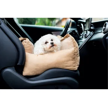 Pelíšek pro psa Vsepropejska Sorel béžová autosedačka pro psa
