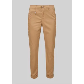 Dámské kalhoty s.Oliver dámské slim fit 7/8 chino kalhoty hnědé Velikost: 34
