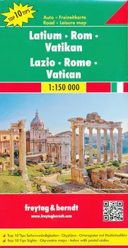 Lazio - Řím - Vatikán 1:150 000 - Freytag & Berndt (2019)
