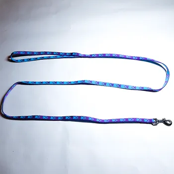 Vodítko pro psa Vodítko z popruhu 10 mm x 1,5 m (vzor) Barva: Modro-fialová