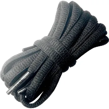 Tkaničky do bot Půlkulaté tkaničky do bot, jeden pár - Černé, 120 cm