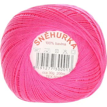 Příze Niťárna Česká Třebová Sněhurka růžová 3444